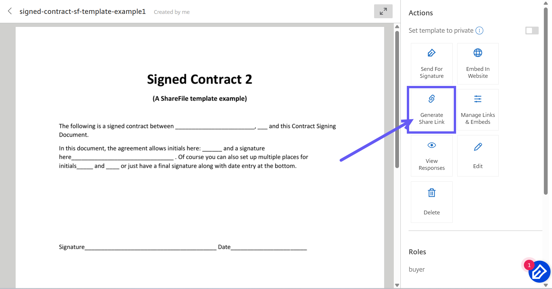 Reusable templates