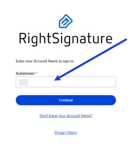 RS sign-in