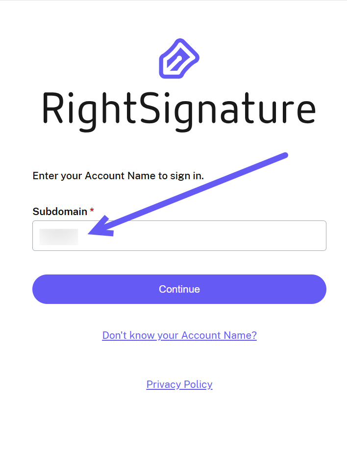 RS sign-in