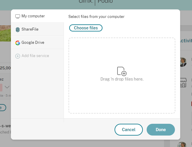 Choose File App