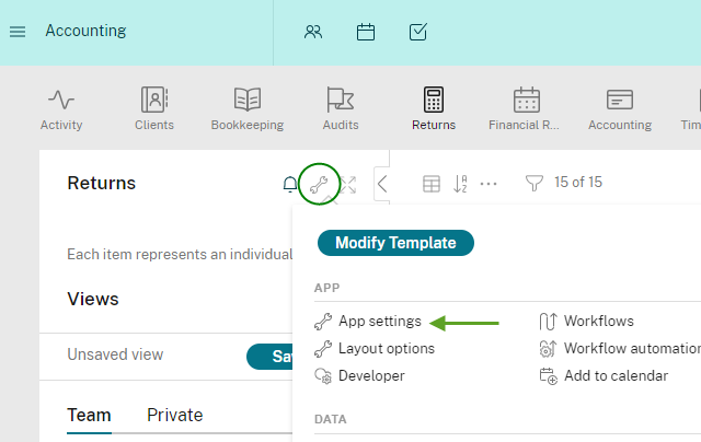 Default Table Layout