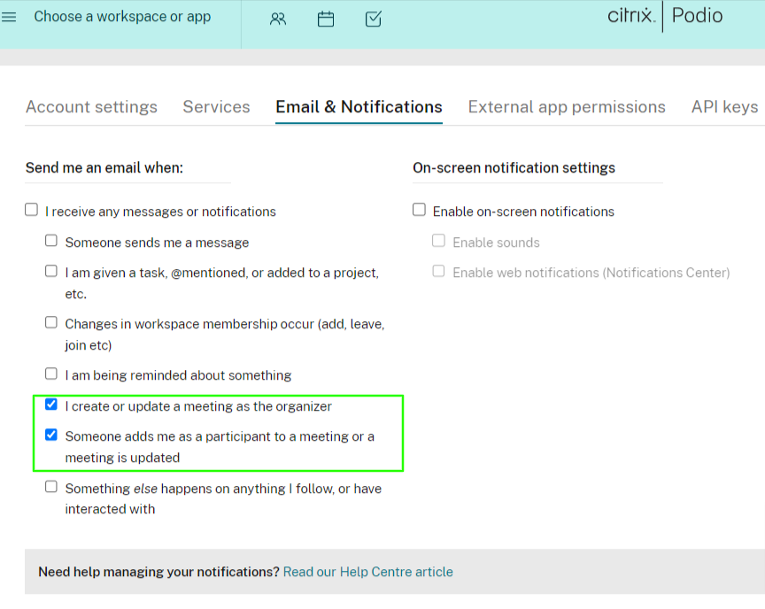 Email & Notifications