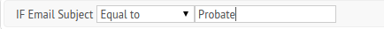 Filter Email Subject match 2