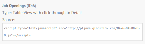Embed Podio Data