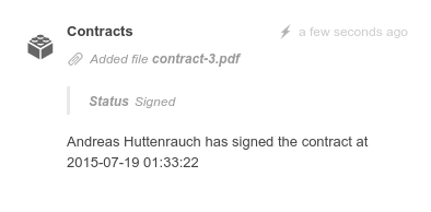RightSignature Result