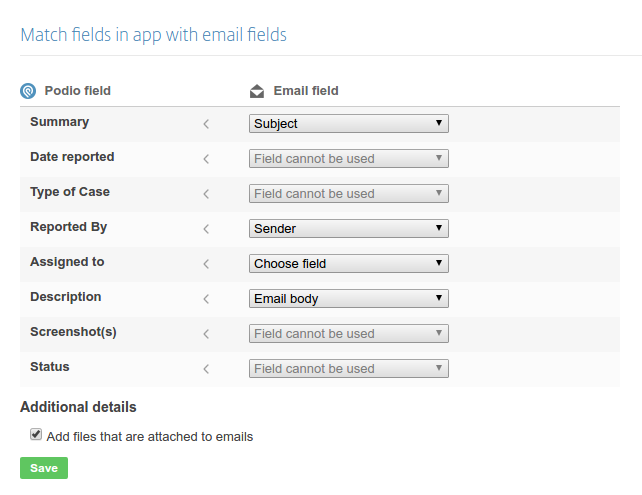 Forwarding Individual Email