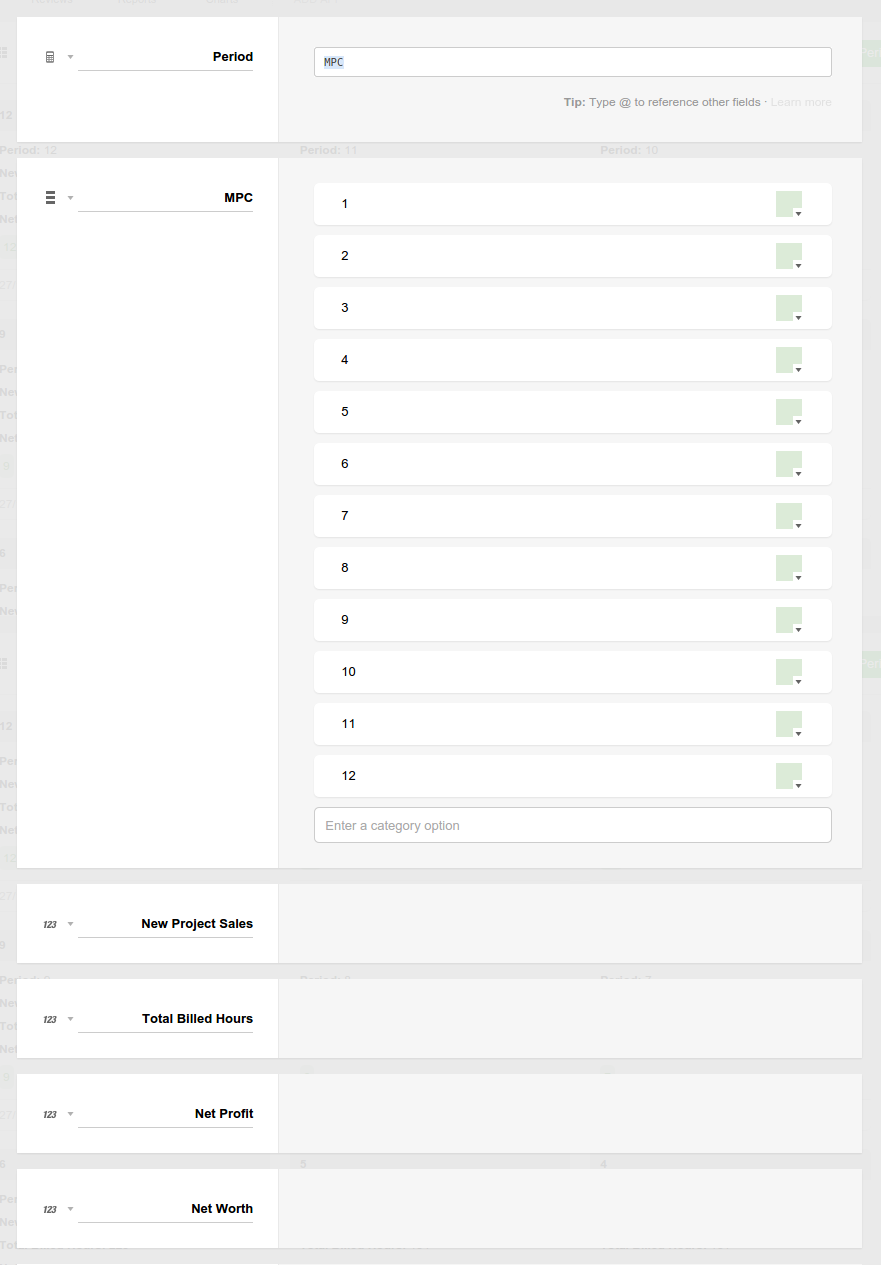 Monthly Reports App Setup