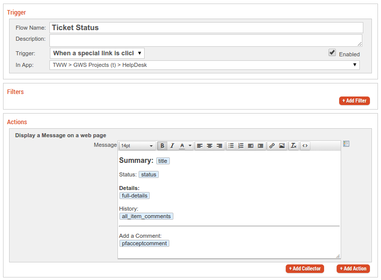 New Ticket Flows