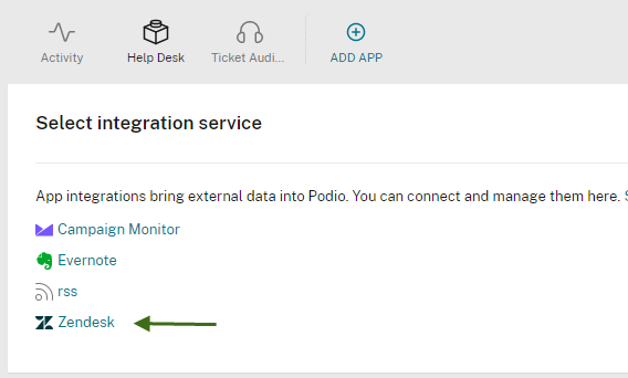 Select integration Service