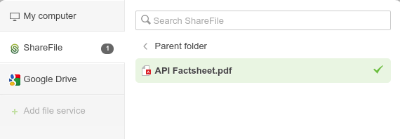 Sending Files via Email