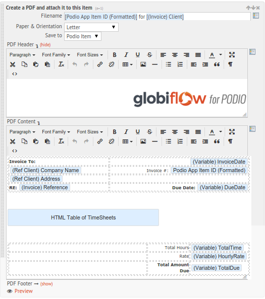 PDF Invoice Flow