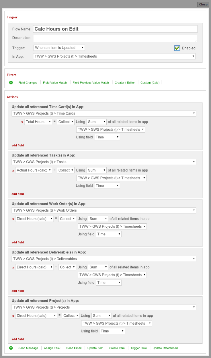 Timesheets