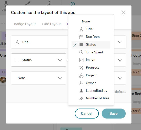 Reference Badge Layout