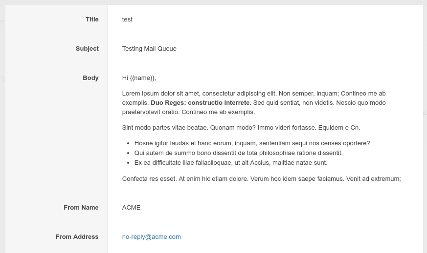 Sending Bulk Emails