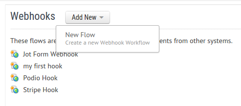 Webhook Flow