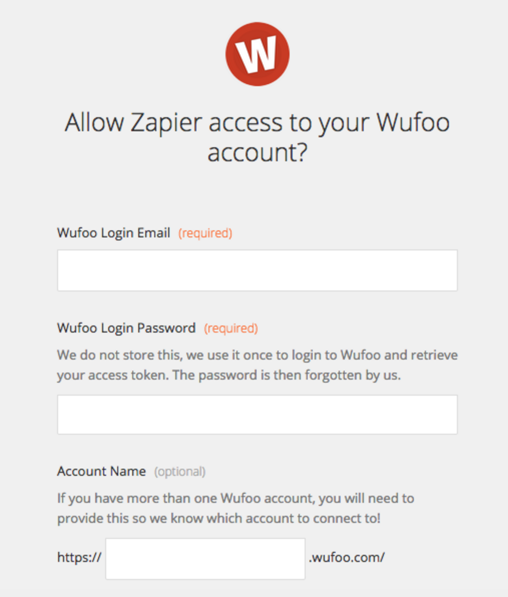 Zapier Wufoo