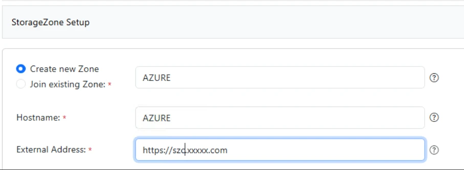 Azure configuration step 4