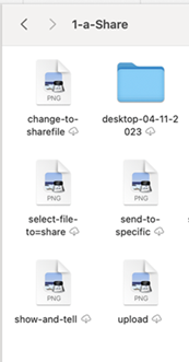 Open file in Mac screen
