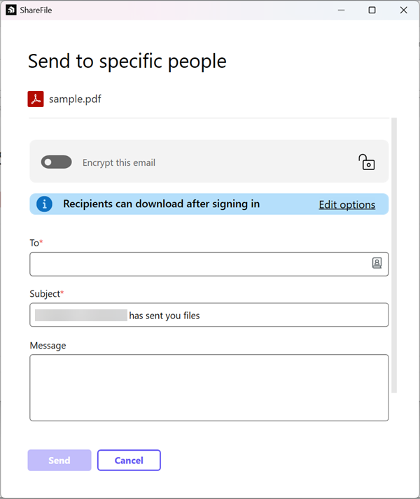 Get a link editable
