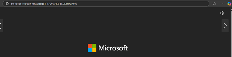 Windows url screen 1