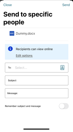 Get a link editable