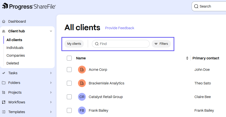 client hub