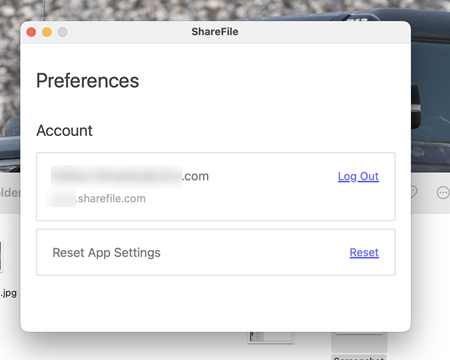 Open file in Mac screen