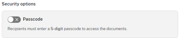 passcode