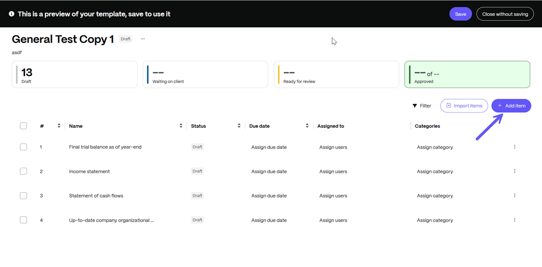 Request List Templates 10