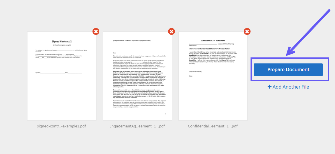 Prepare docs