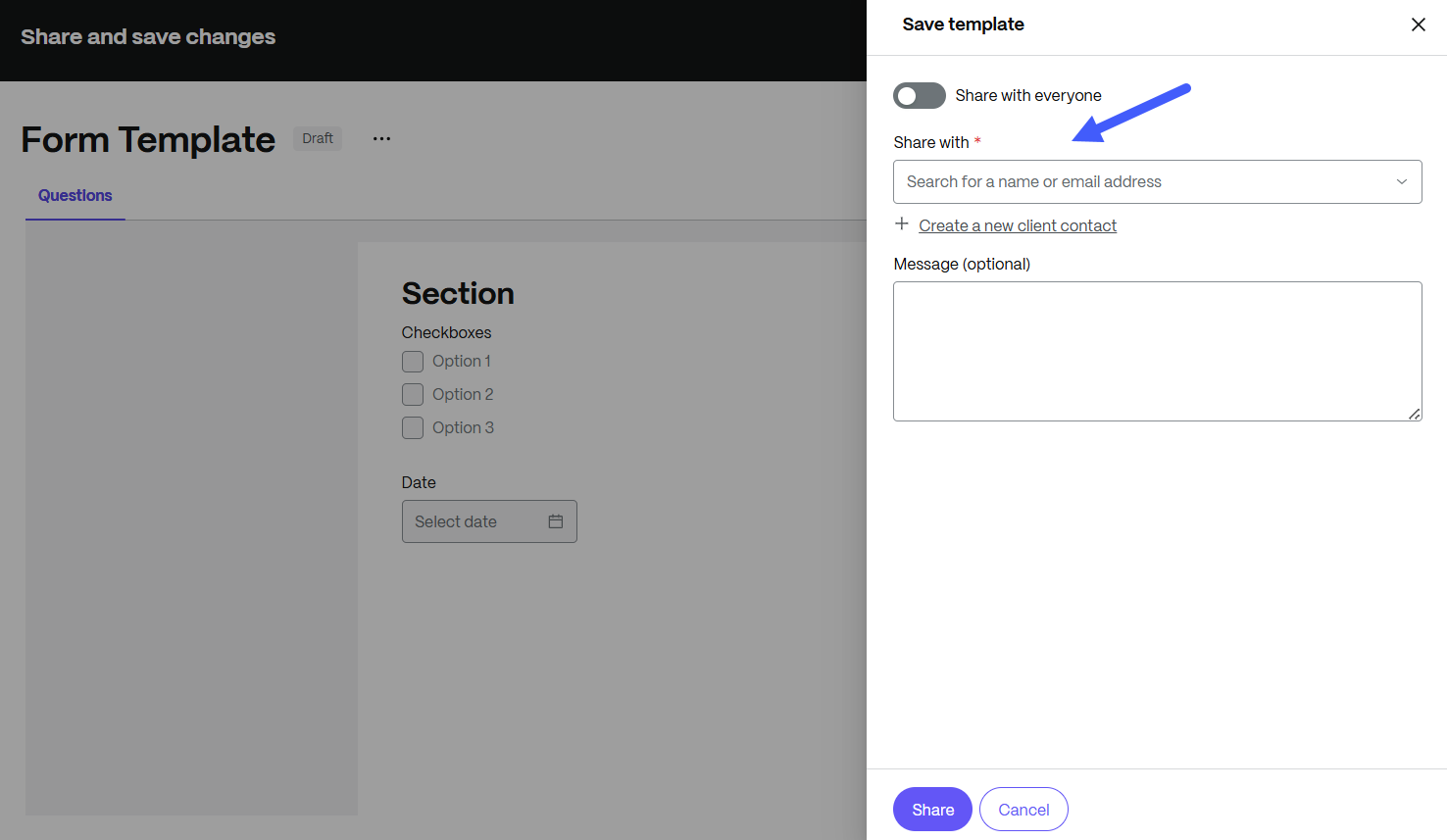 Standalone Form Template 4