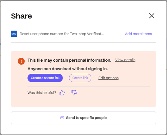 get a link editable