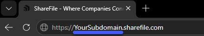 Create Edit SF Subdomain