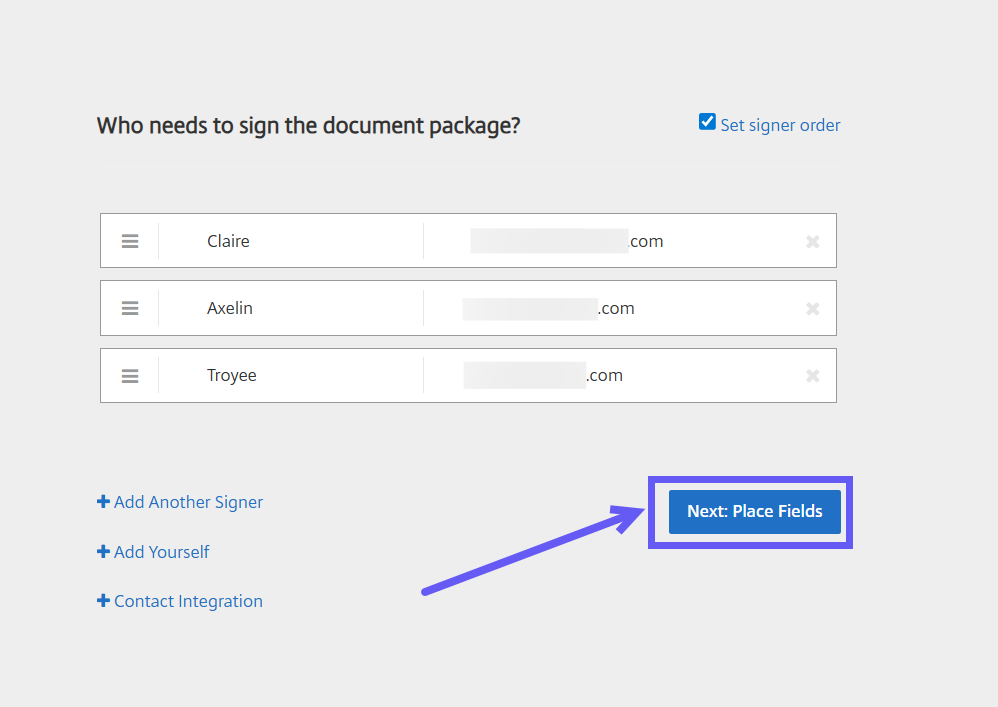 add signer