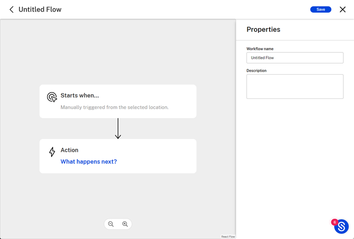 workflow properties