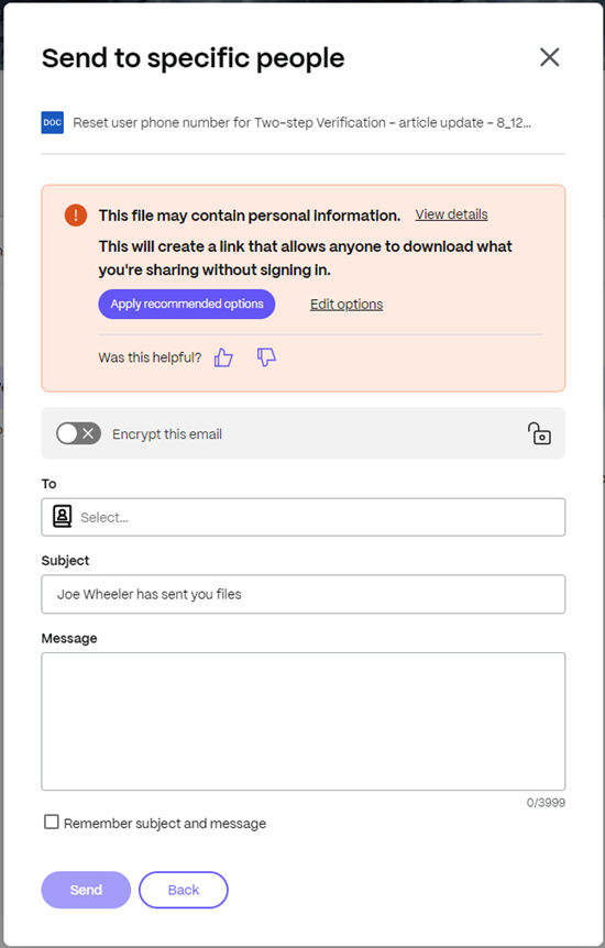 get a link editable