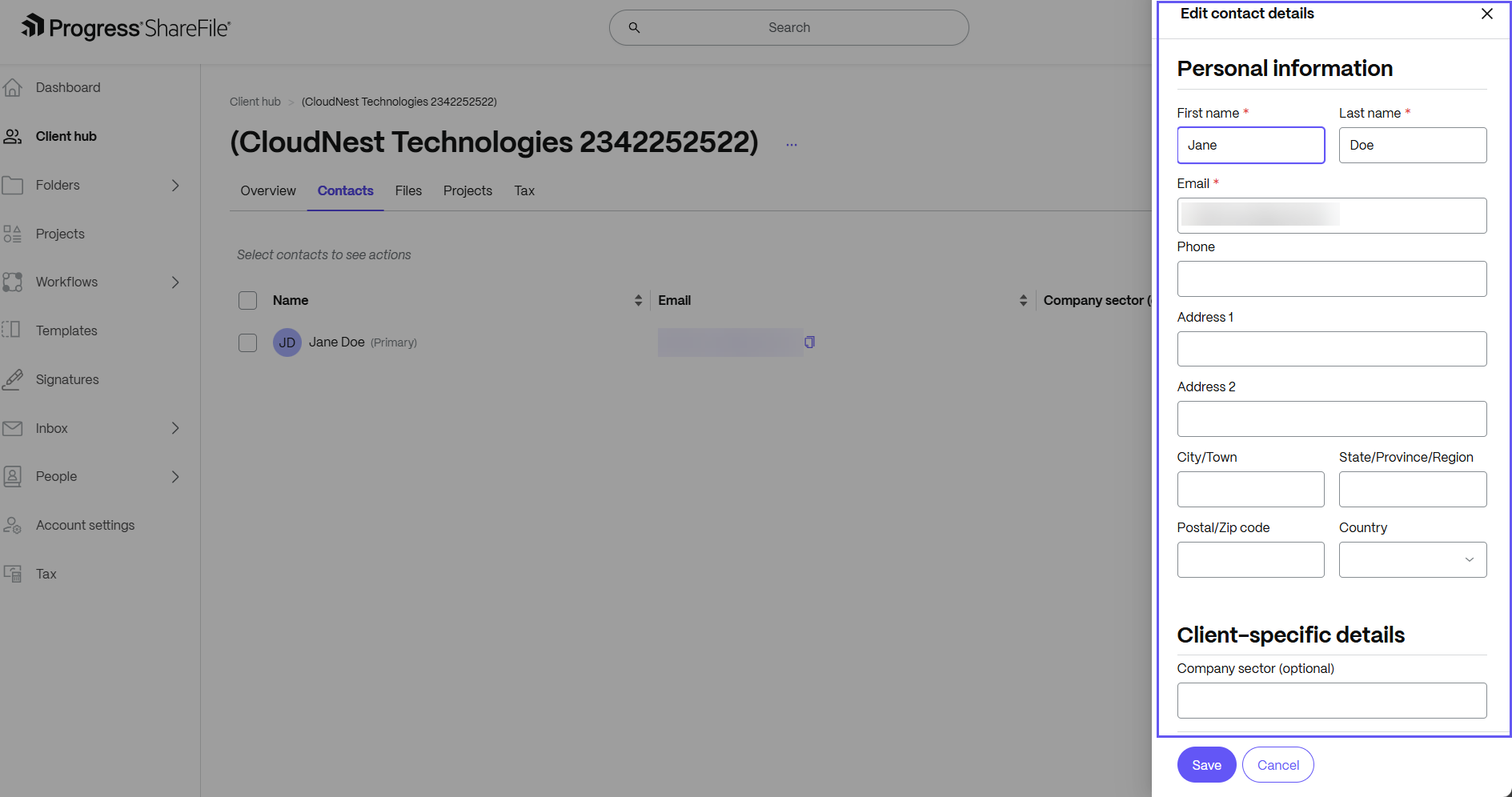 Edit Contact