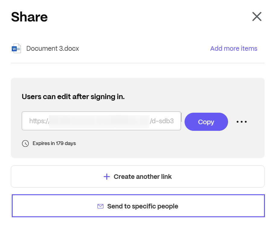 get a link editable