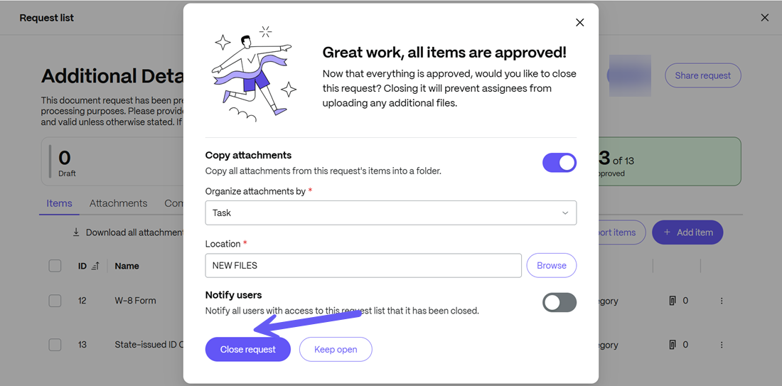 Copy on CLose 11