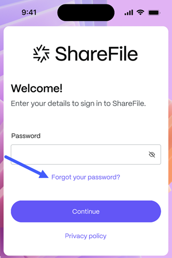 Forgot Password