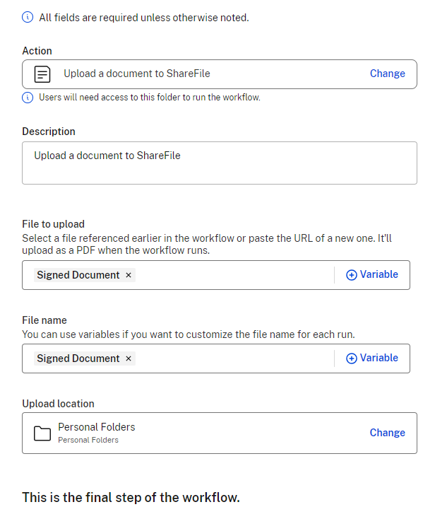 Automated workflow trigger 5