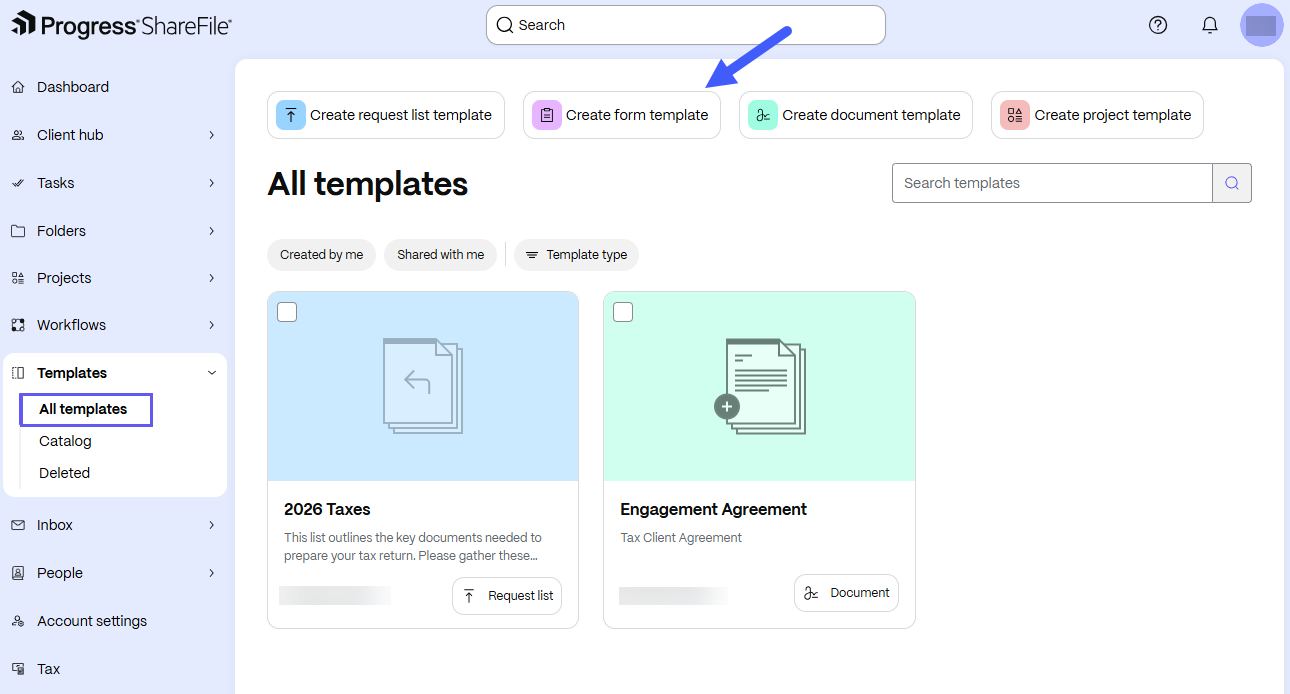 Standalone Form Template 1