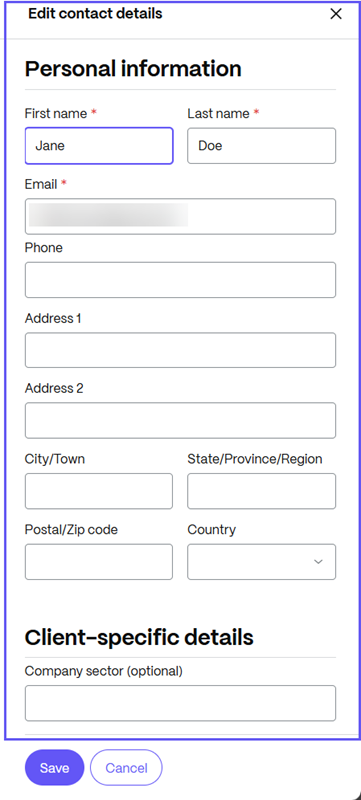 Edit Contact