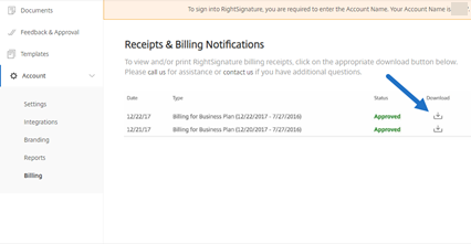 View all documents sent from your account