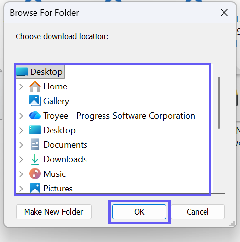 Download Files and Folders
