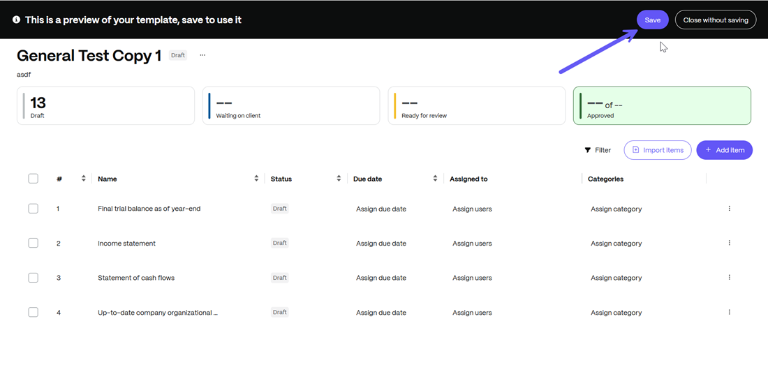 Request List Templates 13