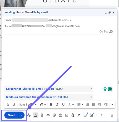 Request files