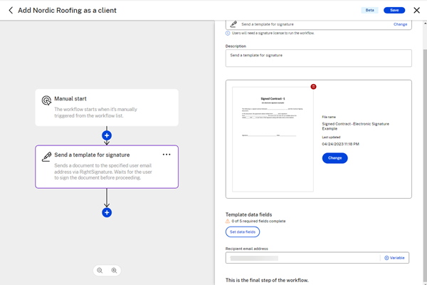Automated workflow trigger 4