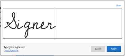 Typed