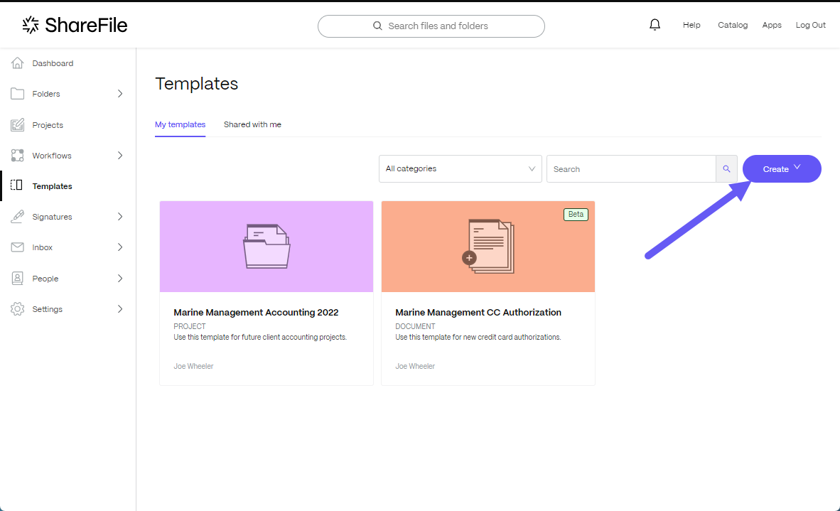 SF start page